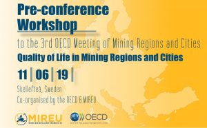 Cartaz de um workshop da MIREU e da OECD na Suécia